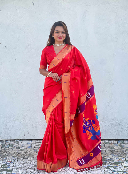 Vitthala Paithani Silk Saree