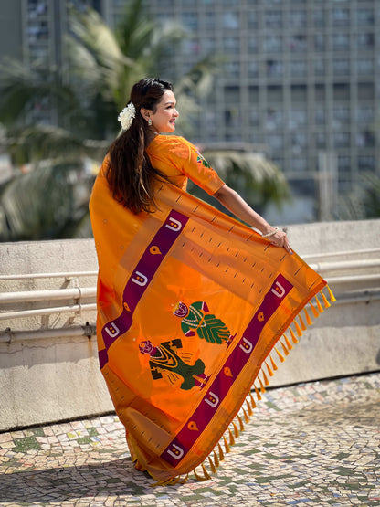 Vitthala Paithani Silk Saree