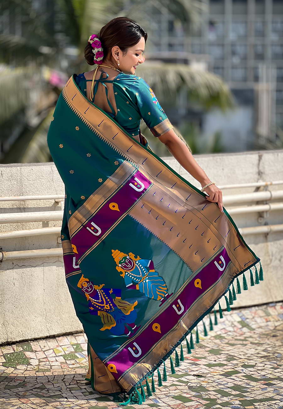 Vitthala Paithani Silk Saree