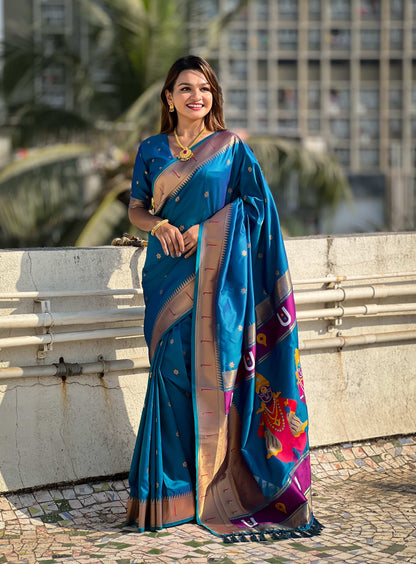 Vitthala Paithani Silk Saree
