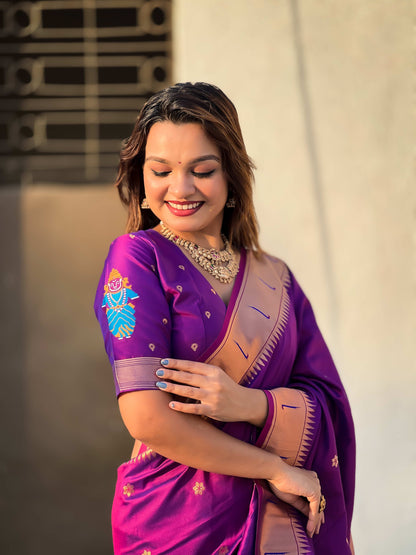 Vitthala Paithani Silk Saree