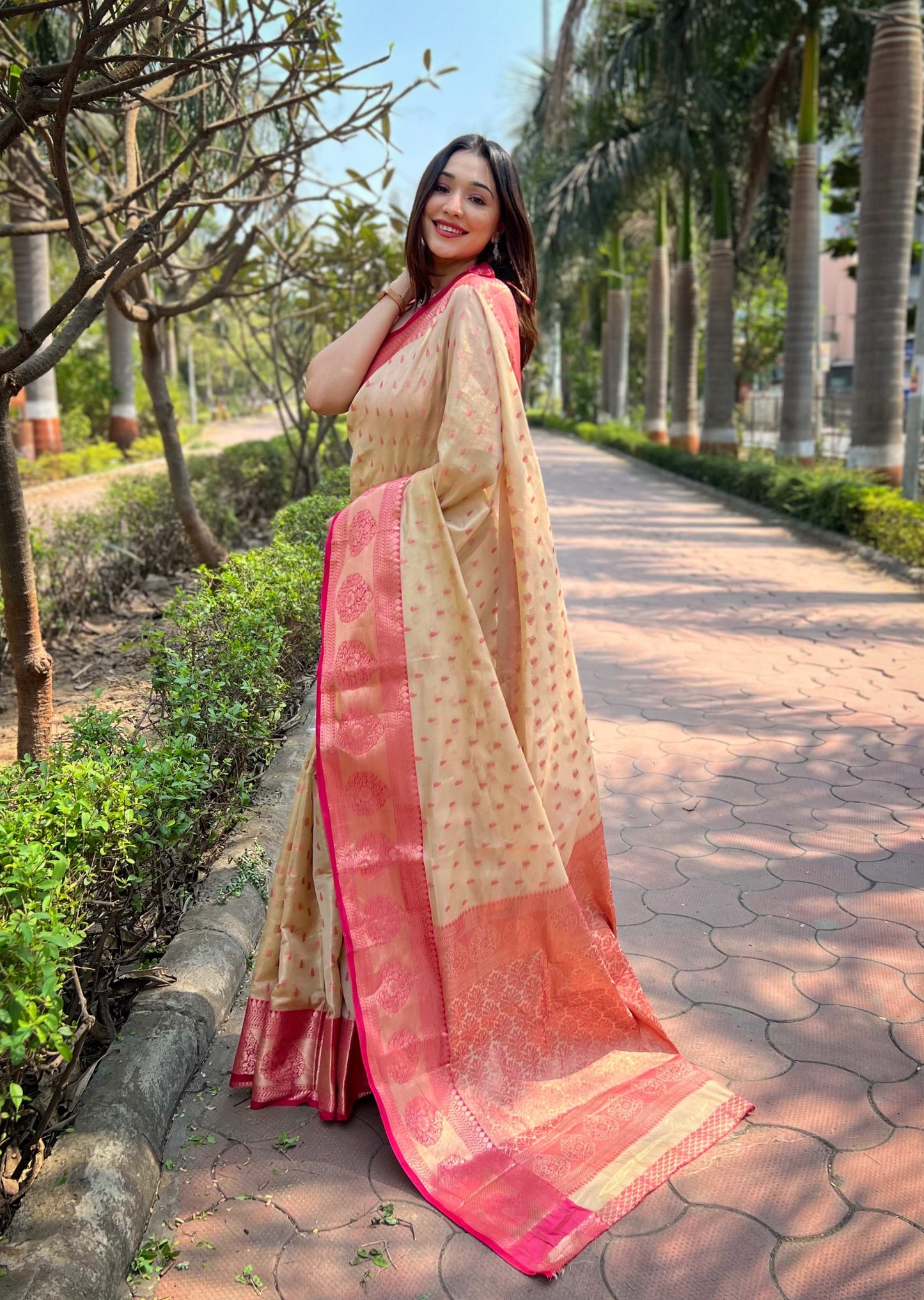 Tissue Silk Kanchipuram Saree