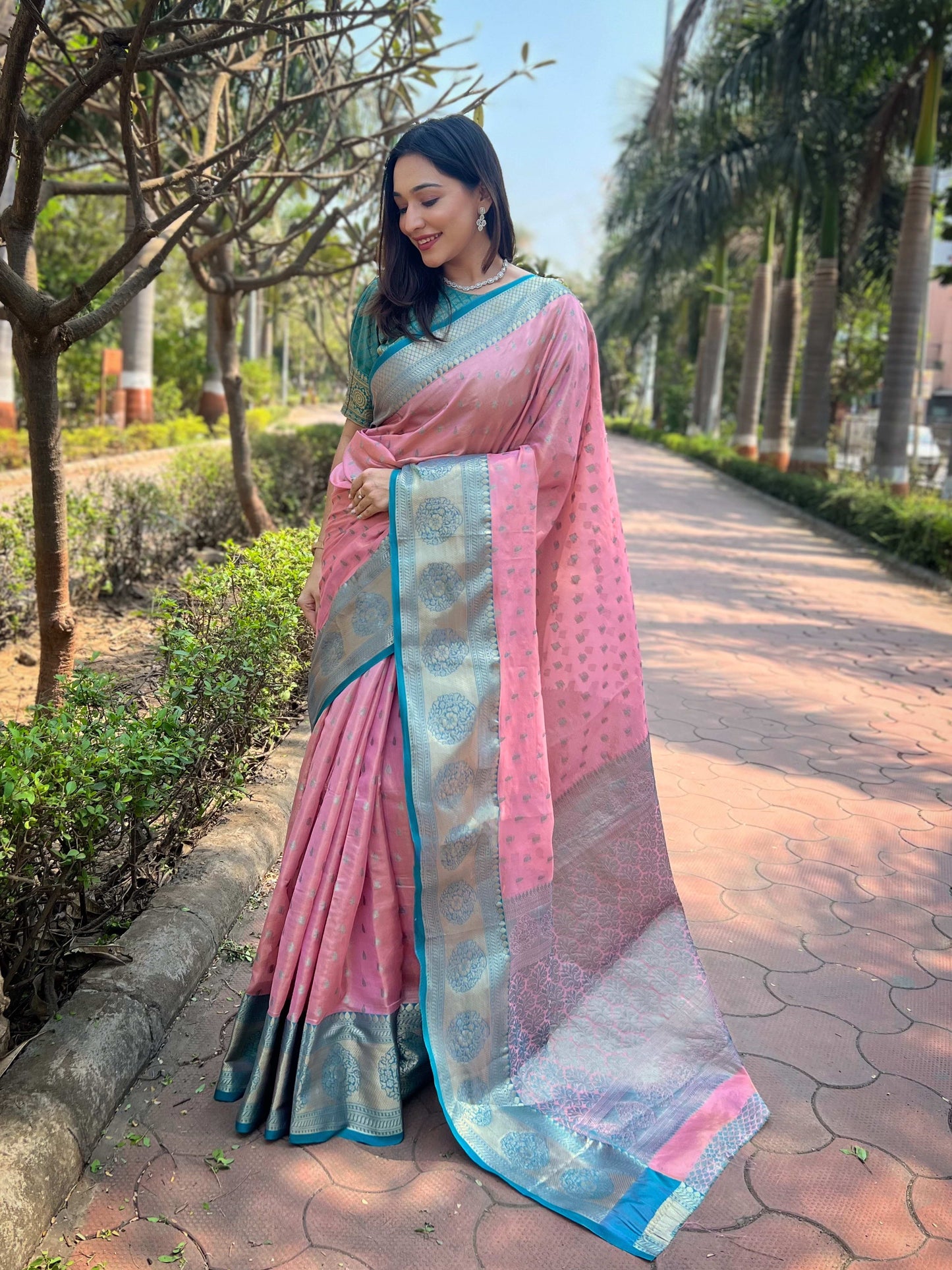 Tissue Silk Kanchipuram Saree