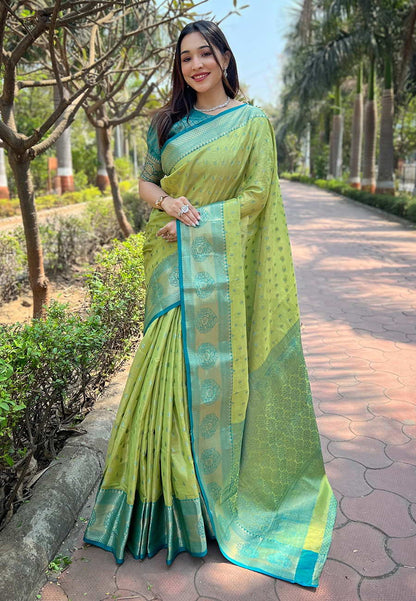 Tissue Silk Kanchipuram Saree