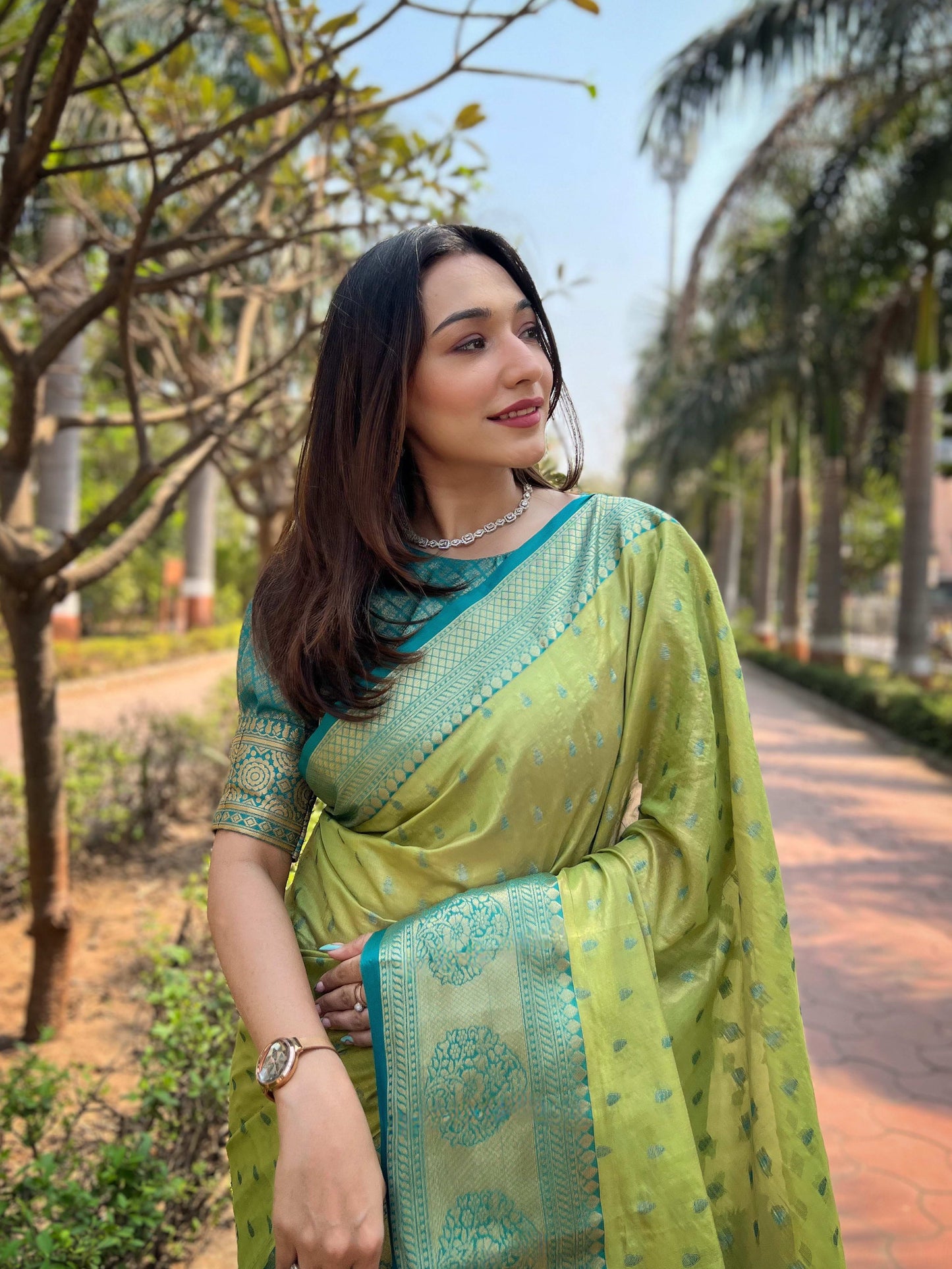 Tissue Silk Kanchipuram Saree