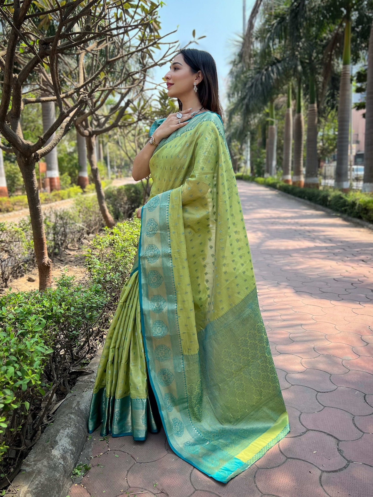 Tissue Silk Kanchipuram Saree