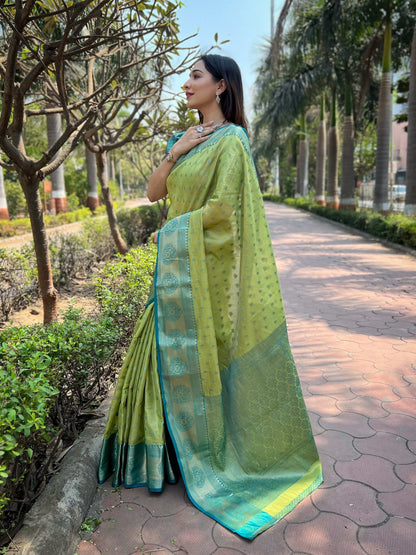 Tissue Silk Kanchipuram Saree