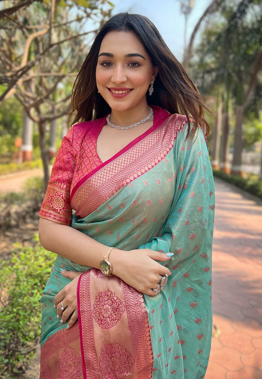 Tissue Silk Kanchipuram Saree