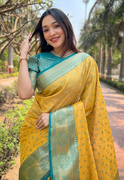 Tissue Silk Kanchipuram Saree
