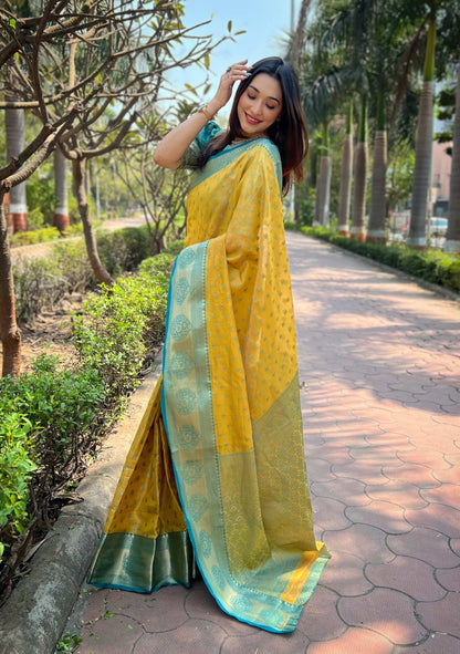 Tissue Silk Kanchipuram Saree