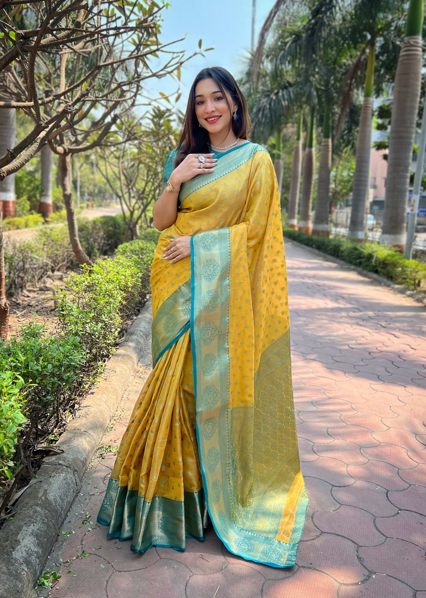 Tissue Silk Kanchipuram Saree